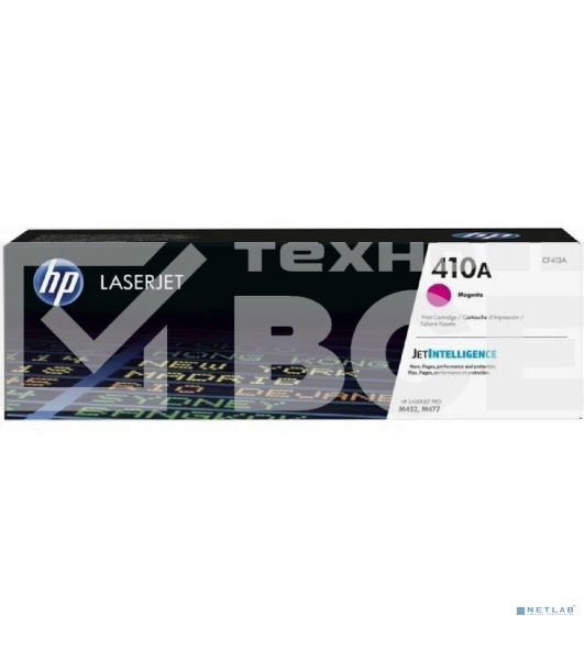 Картридж лазерный Hewlett-Packard HP 410A CF413A пурпурный для HP LJ Pro M452, M477 2300стр.