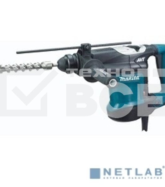 Перфоратор Makita HR3210C SDS+, 850Вт,3реж,5.5Дж,1650-3300у\м,4.4кг,чем,Д-образ,ABT