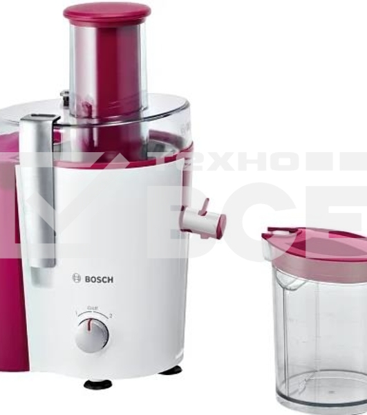 Соковыжималка центробежная Bosch MES25C0 700Вт рез.сок.:1.25мл. белый/бордовый