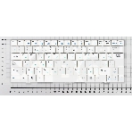 Клавиатура для ноутбука MSI Wind U90 U100 U110 U120, белый, фото 1