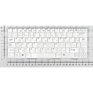 Клавиатура для ноутбука MSI Wind U90 U100 U110 U120, белый