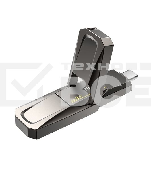 Флеш диск Netac US5 256GB USB3.2+TypeC Solid State Flash Drive, up to 550MB/500MB/s
