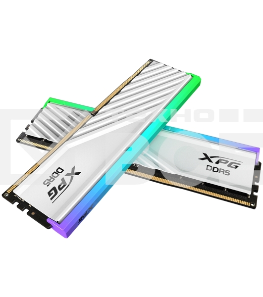 Оперативная память XPG Lancer Blade, DDR5, 32GB (2x16GB), 6400MHz, CL32, с радиаторами, RGB, белый