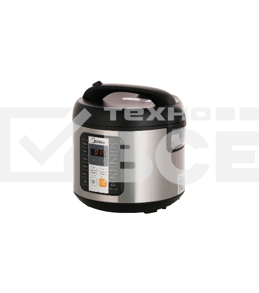 Мультиварка Midea MPC-6032 Мощность 850 Вт, Емкость чаши 5 литров, 11 автоматических программ, Режим МУЛЬТИПОВАР, автоподогрев, Сенсорное управление, Таймер на 24 часа, Съемная чаша, Книга на 80 рецептов в подарок, Набор принадлежностей в комплект