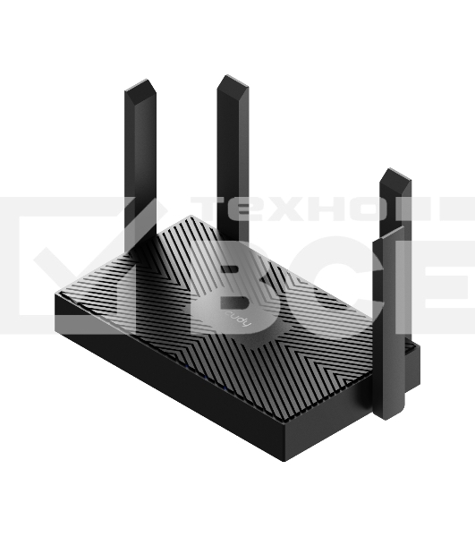 Роутер беспроводной Cudy WR1500 AX1500 10/100/1000 черный