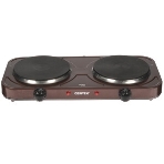 Плита настольная электрическая Centek CT-1507 Siberia коричневый, 2 кВт, ТЭН, конфорки - 2, эмаль, поворотные переключатели, фото9