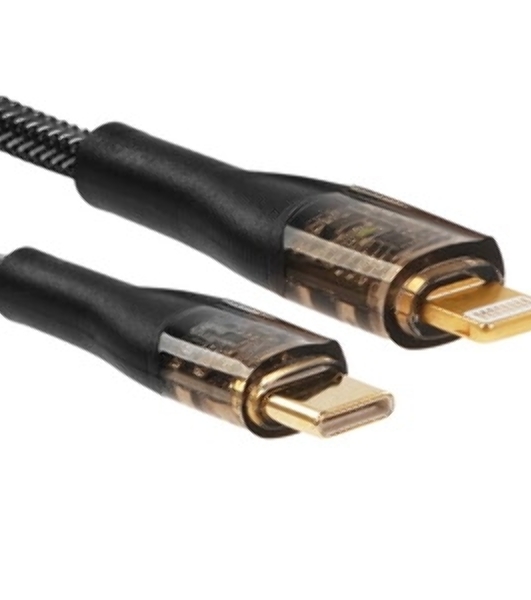 Кабель PERFEO USB C вилка - C вилка, 60W, нейлон, черный, 1 м, PREMIUM (C1102)