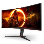 Монитор 34' AOC CU34G2XP VA 3440x1440, 180 Гц, 1 мс, 21:9, 430 кд/м², 2xHDMI, 2xDisplayPort, изогнутый экран, Flicker Free, Low Blue Light, черный, фото4