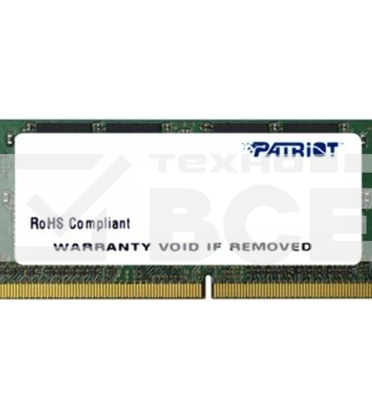 Оперативная память Patriot, DDR4, 4GB (1x4 GB), 2133 MHz, CL15, SO-DIMM