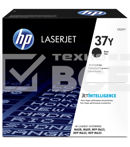 Картридж лазерный HP 37Y черный увеличенной емкости для HP LJ Enterprice MFP M631/ M632/ M633 41000 стр
