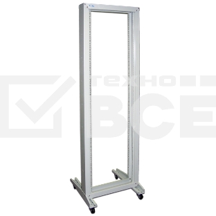 Стойка однорамная 47U, серая