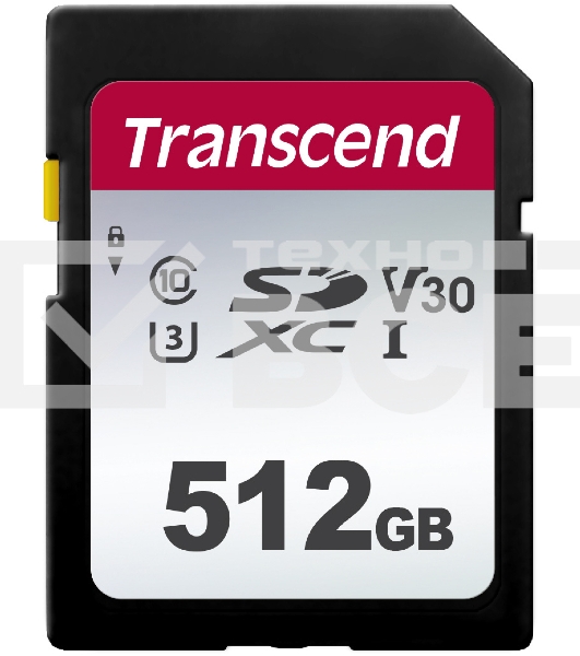 Карта памяти Transcend 512Gb UHS-I U3 SD card