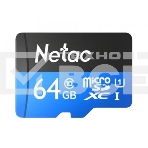 Флеш карта microSDHC 64GB Netac P500 <NT02P500STN-064G-S> (без SD адаптера) 80MB/s, фото5