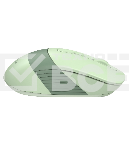 Мышь беспроводная A4Tech Fstyler FB10C зеленый, 2000 dpi, радиоканал, Bluetooth, USB, кнопки - 4