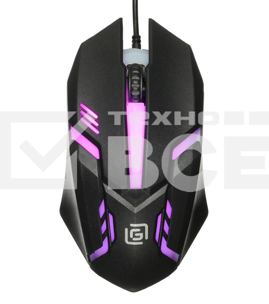 Мышь проводная Oklick 396M INSOMNIA черный, 1000 dpi, USB, кнопки - 3