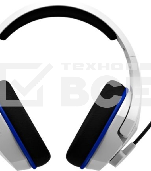 Наушники с микрофоном HyperX Cloud Stinger Core белый/голубой накладные Radio оголовье (4P5J1AA)