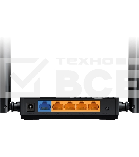 Роутер TP-Link Archer A64 AC1300 Wi-Fi роутер с MU-MIMO. RouterSPEED: 400 Mbps at 2.4GHz + 867Mbps at 5GHz SPEC: 4×Antennas, 1×Gigabit WAN Port + 4×Gigabit LAN Ports FEATURE: Tether App, WPA3, Access Point Mode, IPv6 Supported, IPTV, Beamforming, Smart Co