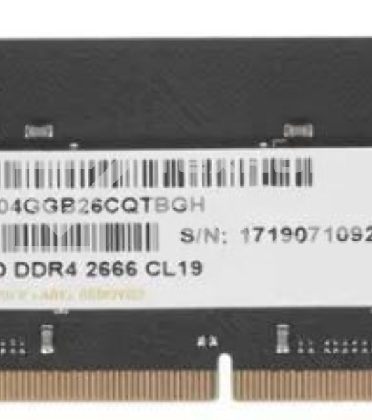 Оперативная память Apacer, DDR4, 4GB (1x4GB), 2666MHz, CL19, SO-DIMM