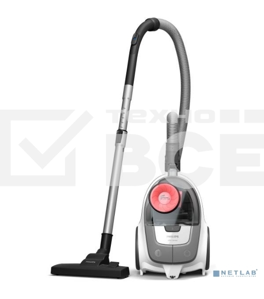 Пылесос Philips XB2042/01 черный, 360/1800 Вт, уборка сухая, пылесборник контейнер 1.3 л
