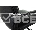 Кресло руководителя Бюрократ _VEGA черный кожа крестов. алюминий, фото9