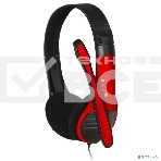 Наушники с микрофоном Oklick HS-M150 черный/красный 2.2м накладные (NO-003N), фото4