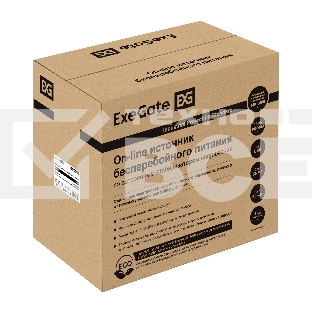 Источник бесперебойного питания On-line ExeGate PowerExpert TL-2000.72V.LCD.AVR.3SH.USB.RS232.SNMP <2000VA/2000W, On-Line, PF=1, LCD, 3*Schuko, RS232, USB, SNMP-slot, встроенные батареи 12V 7.2Ah- 6шт, возможность подключения до 4 внешних батарейных блоко