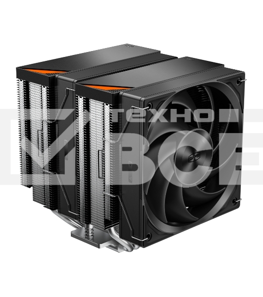 Кулер для процессора PCCooler RZ620 BK (260W, 4-pin PWM, 157.5mm, Al/Cu, 6x6mm, 1x120mm, 86.73CFM, 32dBA, 2200RPM, S: 1851/1700/1200/115X, AM5/AM4, black)