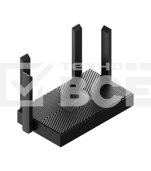 Роутер беспроводной Cudy WR1500 AX1500 10/100/1000 черный