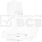 Наклонная вытяжка MONSHER LAVAL 60 Blanc, ширина 60 см, отвод/рециркуляция, 900 м3/час, электронноесенсорное управление, 3 скорости, светодиодное освещение 2*1 Вт, металлические жироулавливающие фильтры, угольный фильтр KM 102 (опция), цвет: белый ПРОМО, фото3