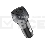 Автомобильное зарядное устройство с двумя портами Rexant (USB-C PD + USB-C PD) со световой индикацией, 40Вт, черное, фото 1