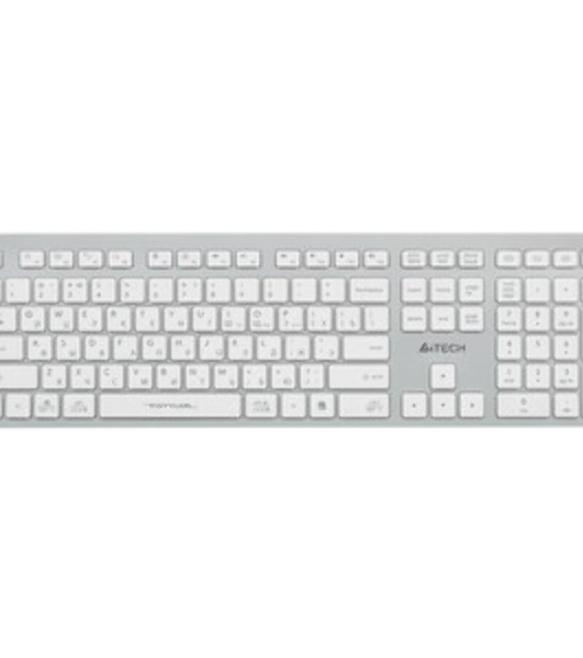 Клавиатура беспроводная A4Tech Fstyler FBX50C, USB, Bluetooth/Радиоканал, серый