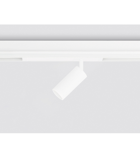 Управляемый светодиодный светильник для шинопровода Magnetic Ambrella light GL1211 WH белый IP20 12W 3000K-6400K 220V 36° D45*100 (Без ПДУ)