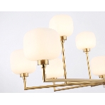 Люстра Ambrella light LH53019/12 BS/FR латунь/белый матовый G9*12 max 40W D910*680, фото4