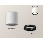 Светильник Ambrella Light XS6301003 SWH/PBK белый песок/черный полированный MR16 GU5.3 (C6301, N6103), фото 1