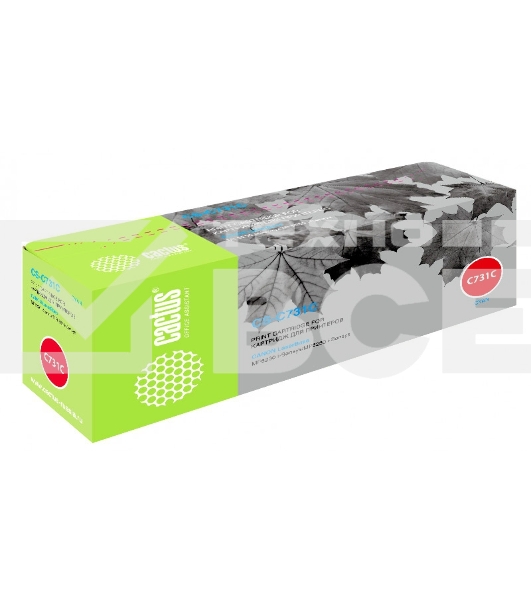 Картридж лазерный Cactus CS-C731C голубой (1800 стр.) для Canon LaserBase MF8230 i-Sensys/MF8280 i-Sensys