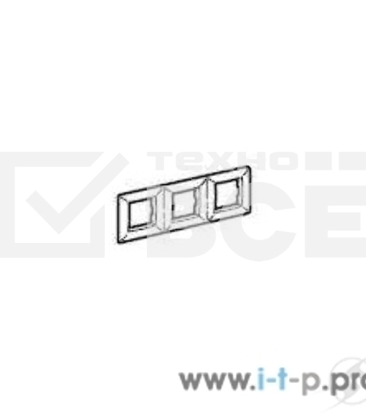 Рамка 3-м Valena горизонт. сл. кость Leg 774353