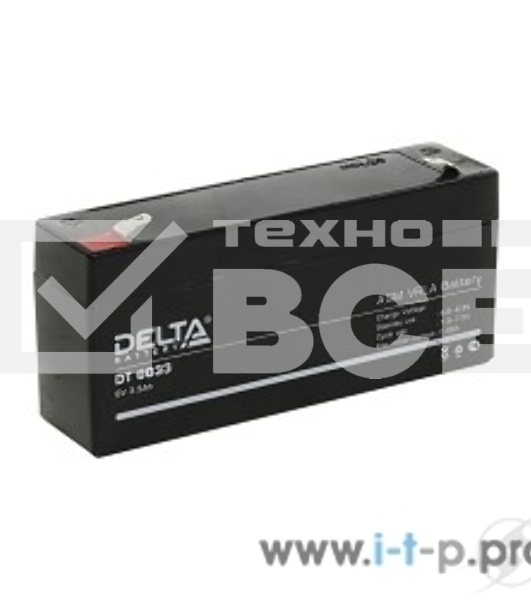 Батарея для ИБП Delta DT 6033 (6V, 3.3Ah)