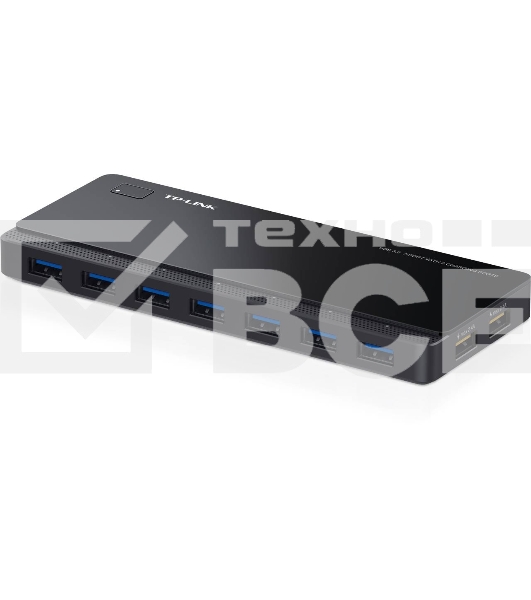 Сетевое оборудование TP-Link UH720 7 ports USB 3.0 Hub with 2 power charge ports (2.4A Max), Desktop, a 12V/4A Power Adapter included