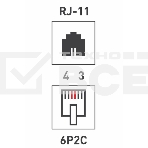 Рoзетка телефонная внешняя PROconnect, 1 порт RJ-11(6P-2C), категория 3, (50 шт/уп), фото3