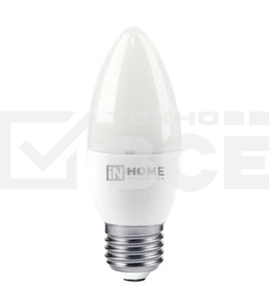Лампа светодиодная LED-СВЕЧА-VC 11Вт 230В E27 4000К 990лм IN HOME 4690612020495