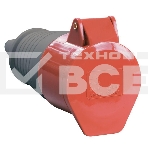Розетка кабельная 32А 380В 3P+PЕ ССИ-224 IP44 ИЭК PSR22-032-4, фото 1