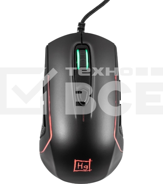 Мышь проводная Harper Gaming Kickback GM-P05 черный, 10000 dpi, USB, кнопки - 8