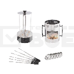 Шашлычница электрическая Endever Grillmaster 295, серебристый/черный, фото6