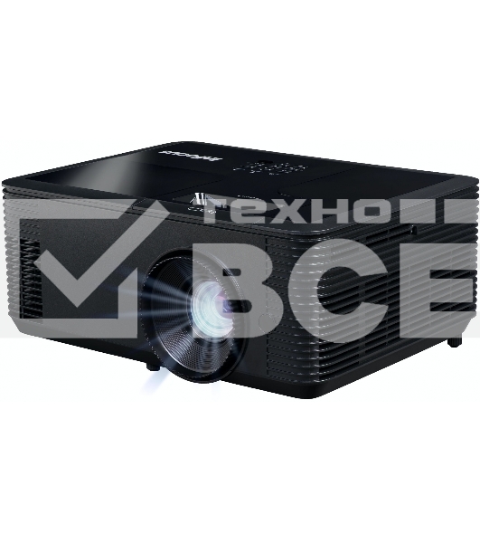 Проектор INFOCUS IN2134 DLP, 4500 ANSI Lm, XGA(1024х768), 28500:1, 1.48-1.93:1, 3.5mm in, Composite video, VGAin, HDMI 1.4aх3 (поддержка 3D), USB-A (для SimpleShare и др.),лампа 15000ч.(ECO mode), 3.5mm out, Monitor out(VGA),RS232,RJ45,21дБ, 4,5 кг