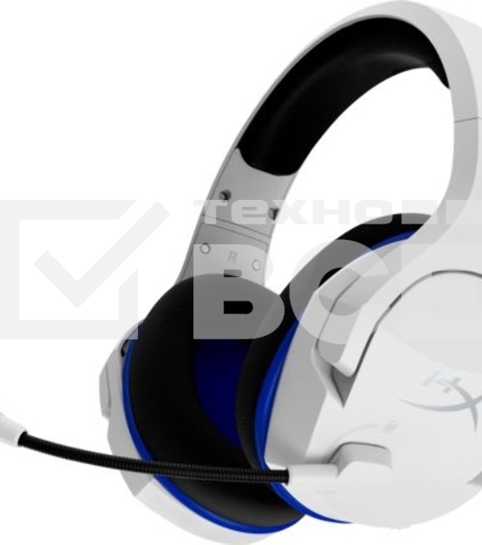 Наушники с микрофоном HyperX Cloud Stinger Core белый/голубой накладные Radio оголовье (4P5J1AA)