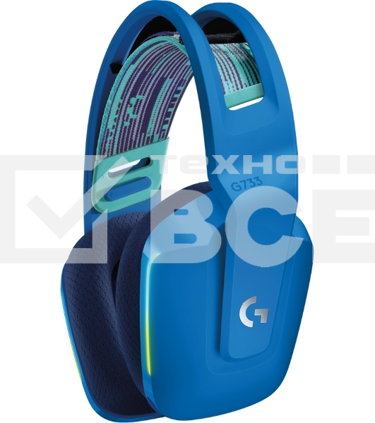 Гарнитура беспроводная игровая Logitech G733 LIGHTSPEED Wireless RGB Gaming Headset - BLUE - 2.4GHZ - N/A - EMEA (M/N: A00125 / A-00080)