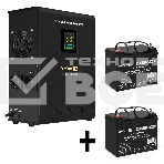 Комплект ИБП EX296001RUS + батарея 33Aч EX282974RUS 2шт (инвертор, синус, для котла, настенный) ExeGate FineSine SX-2000.LCD.AVR.2SH <2000VA/1400W, чистая синусоида, цветной LCD-дисплей, AVR, 2*Schuko, линейно-интерактивный, крепление настенное/универсаль, фото2