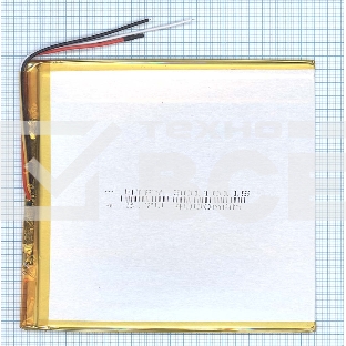 Аккумулятор Li-Pol (батарея) 3*110*115мм 3pin 3.7V/4000mAh