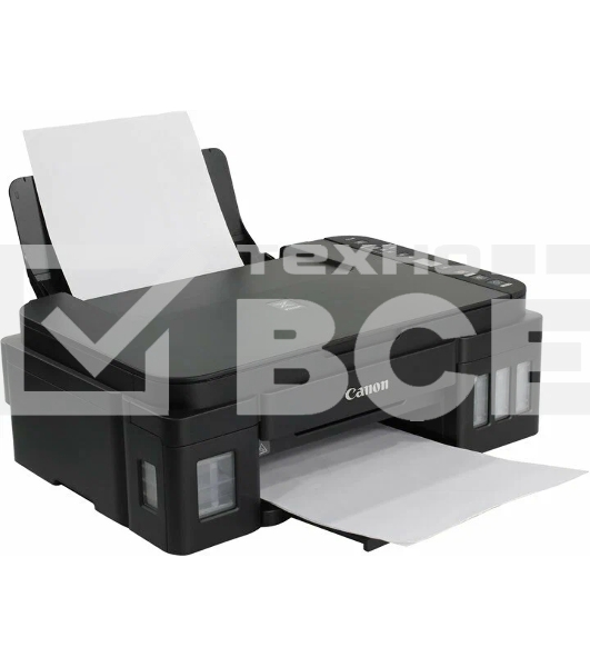 МФУ струйный Canon PIXMA G3410 (2315C009), A4, цветное, печ. 8.8 стр/мин (ч/б) 5 стр/мин (цвет), скан. до 19 стр/мин., 4800x1200 dpi (принтер) 1200х600 dpi (сканер), USB, Wi-Fi
