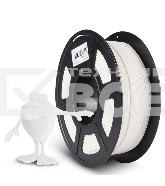 Филамент NVPRINT PLA Matte White для 3D печати диаметр 1.75мм  длина 330 метров  масса 1 кг